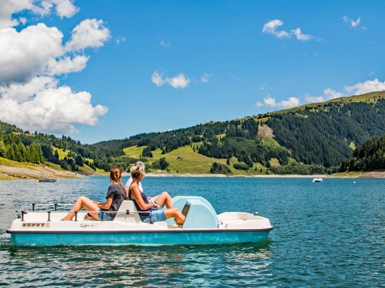 hotel gerlos stausee tretboot damenrunde