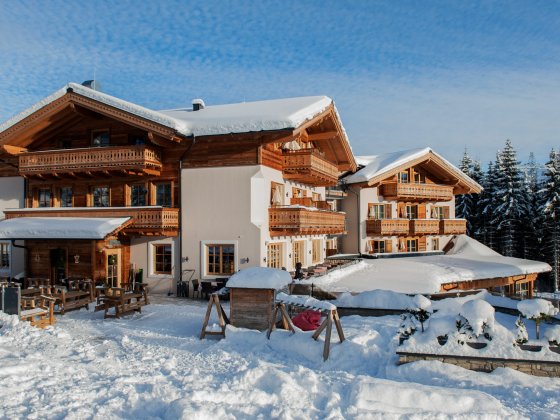 salzburger land kinderfreies hotel winter ski zillertal arena c