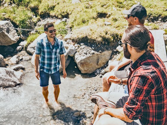 wanderurlaub koenigsleiten wandern maenner